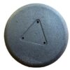 Heavy-duty recycled rubber parasol base for outdoor and hospitality use