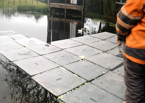 Evaporation Inhibiting Panels Floating Evaporation Suppression Panels - Evapsol